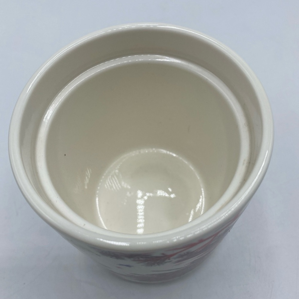 Starbucks Holiday 2023 Ceramic Double Walled Roses & Pinecones Tumbler No Lid 8o - Picture 6 of 7